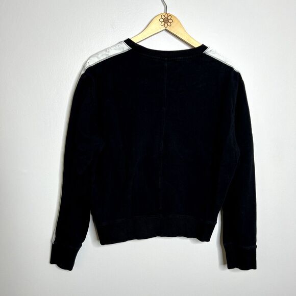 Champion Black Reflective Stripe Crewneck Sweatshirt - Picture 5 of 7